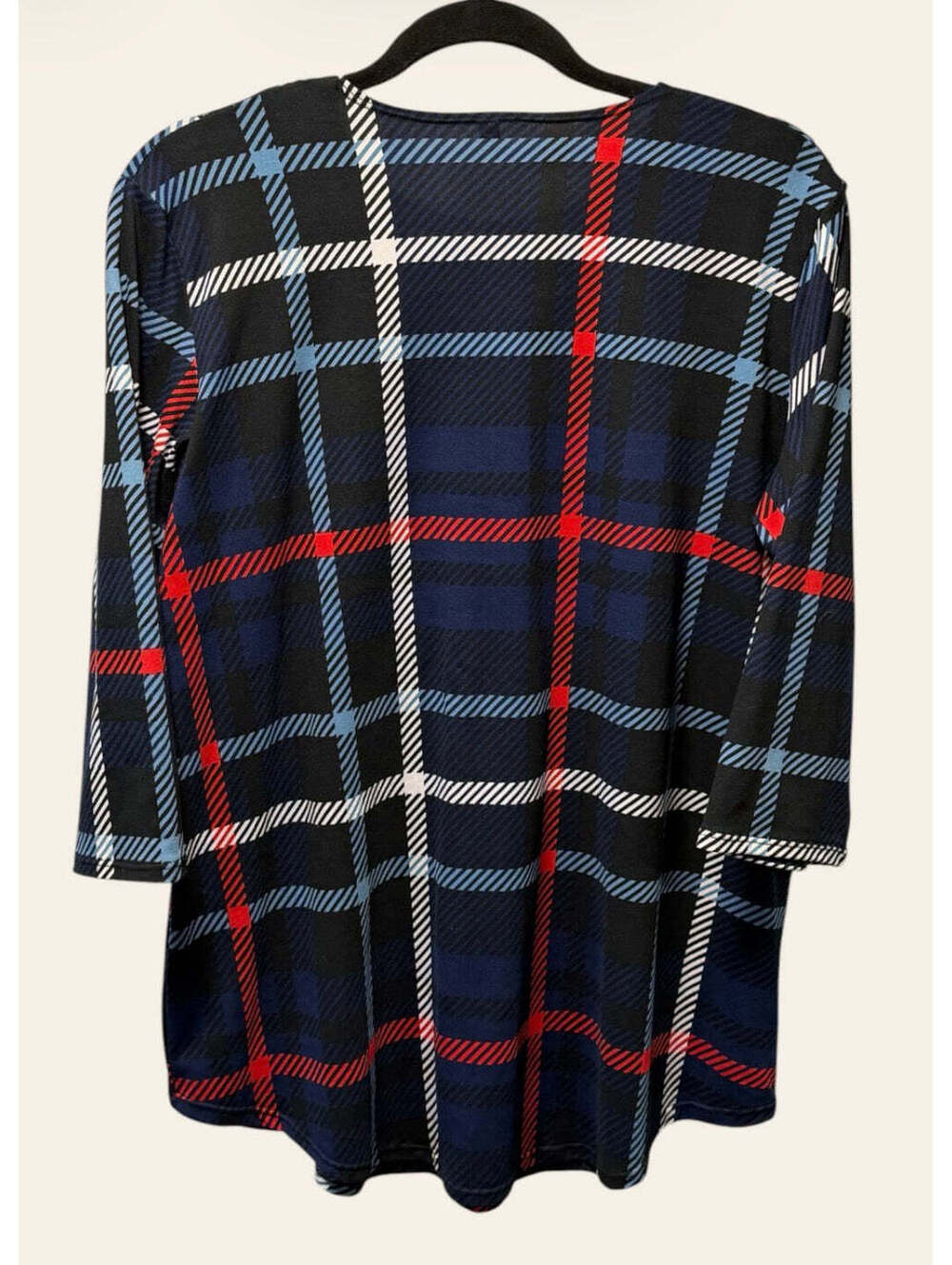 Navy Pattern Top - Picture 2 of 2